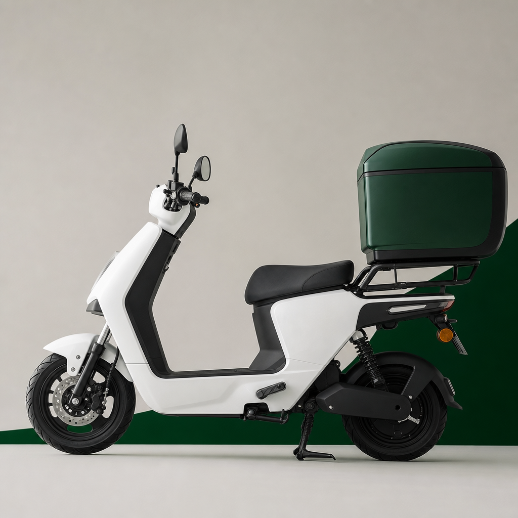 Elektrische bezorgscooter (huur via partner)